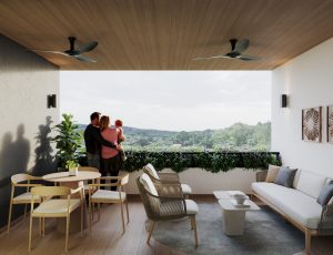 The woods boquete balcony